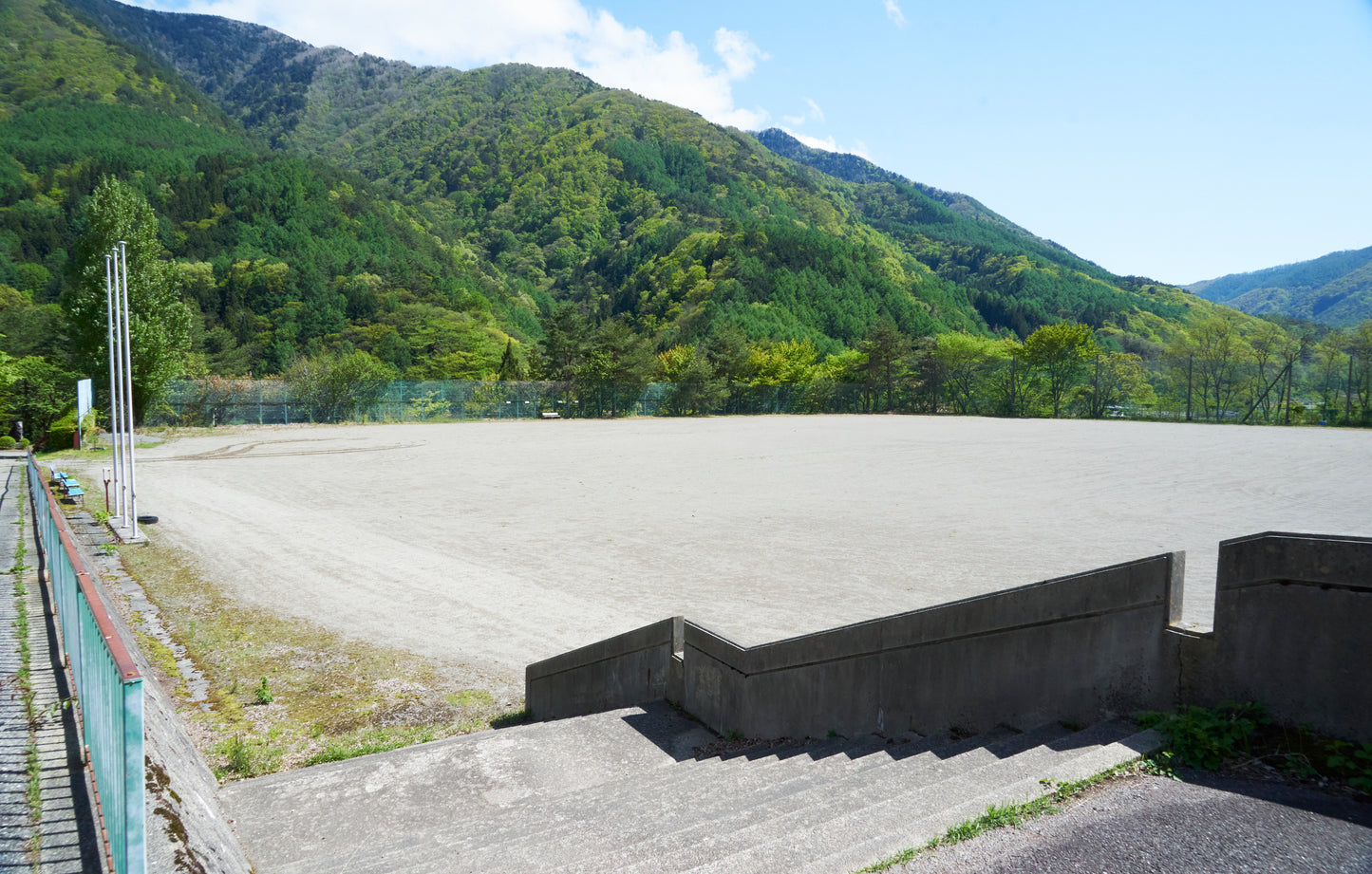 Abandoned junior high school in Shiojiri City, Nagano