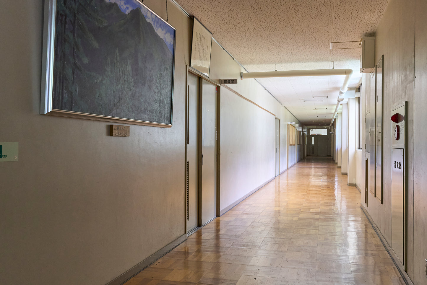 Abandoned junior high school in Shiojiri City, Nagano