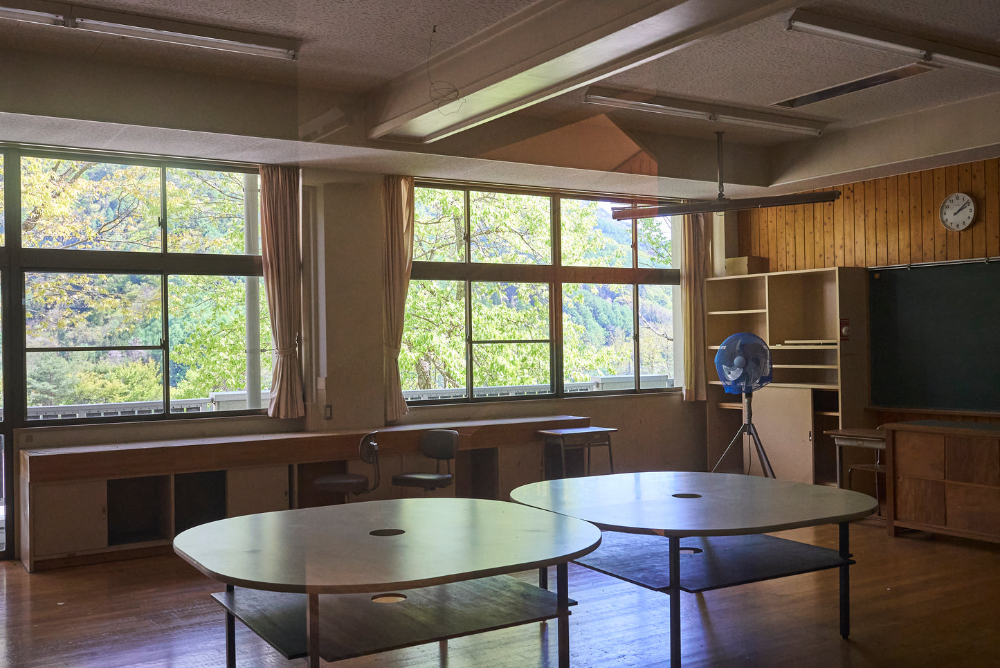 Abandoned junior high school in Shiojiri City, Nagano