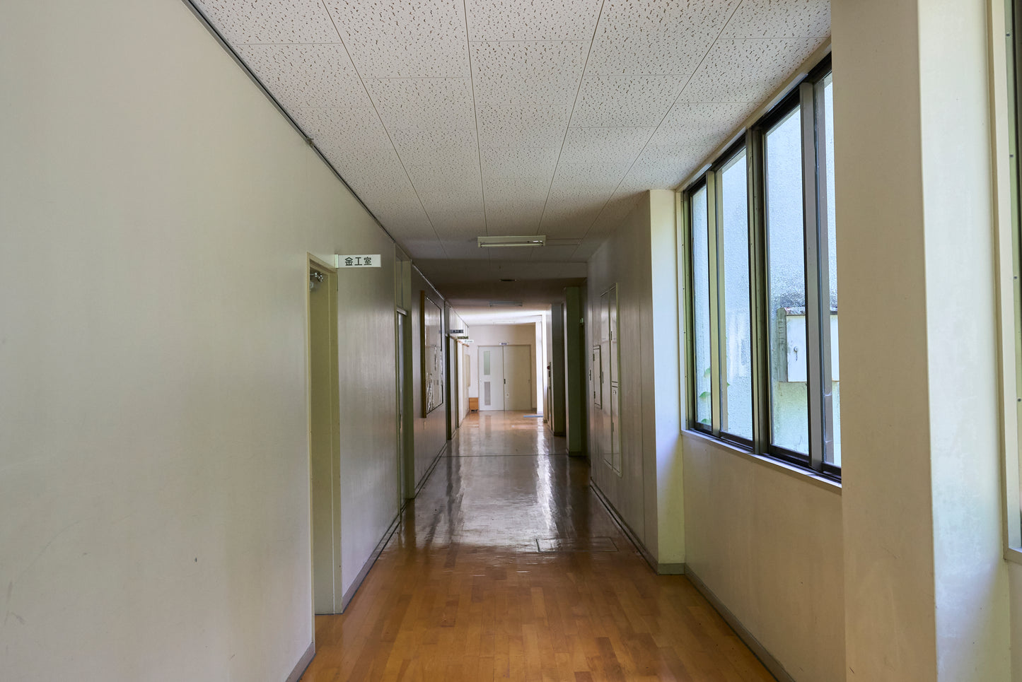 Abandoned junior high school in Shiojiri City, Nagano