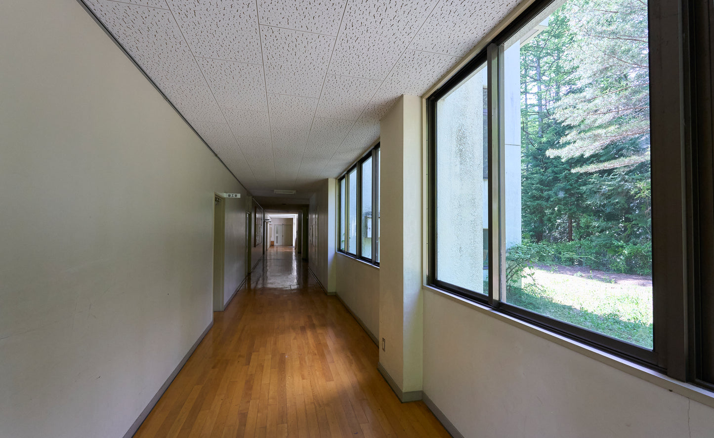 Abandoned junior high school in Shiojiri City, Nagano