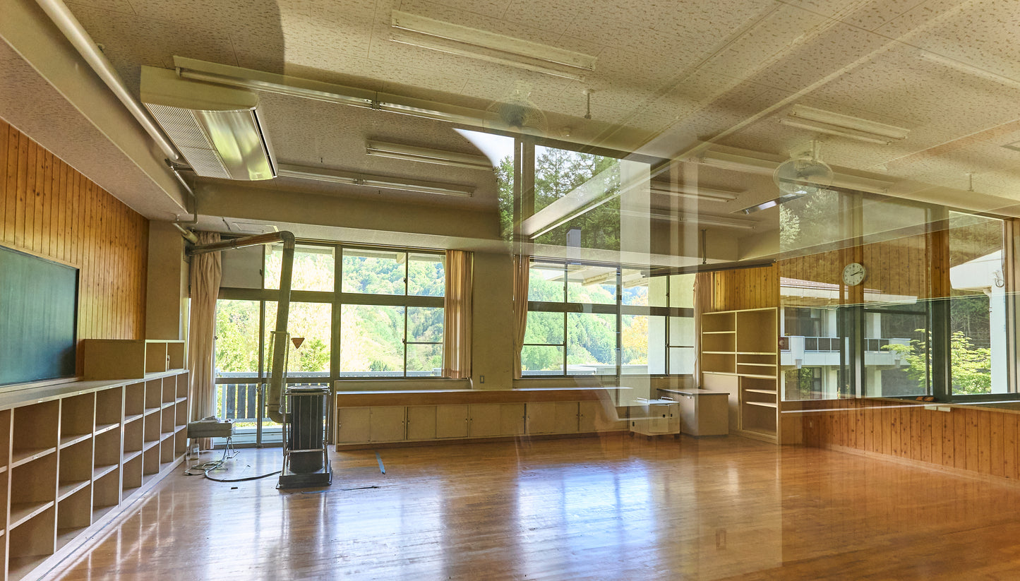 Abandoned junior high school in Shiojiri City, Nagano