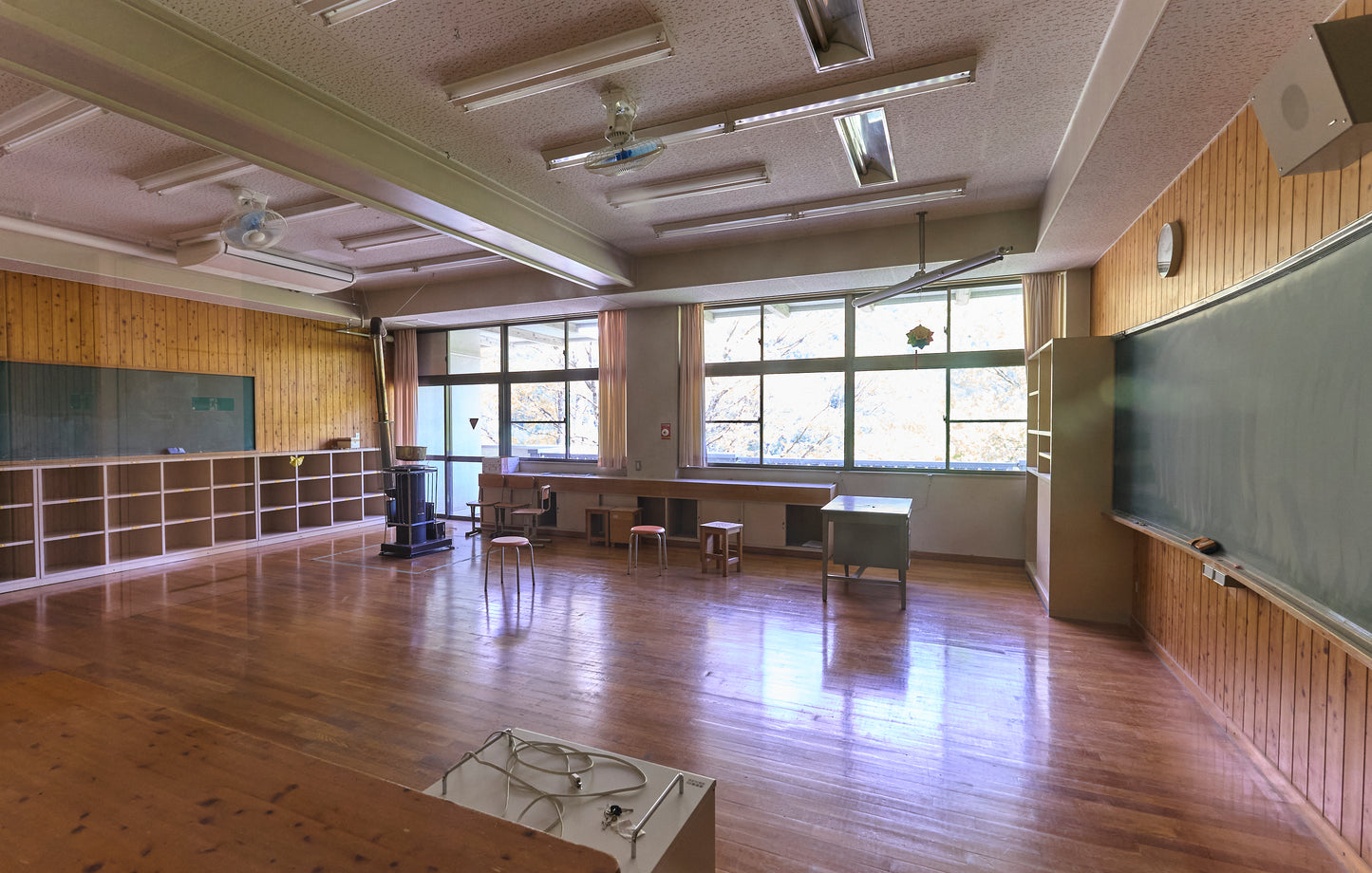 Abandoned junior high school in Shiojiri City, Nagano