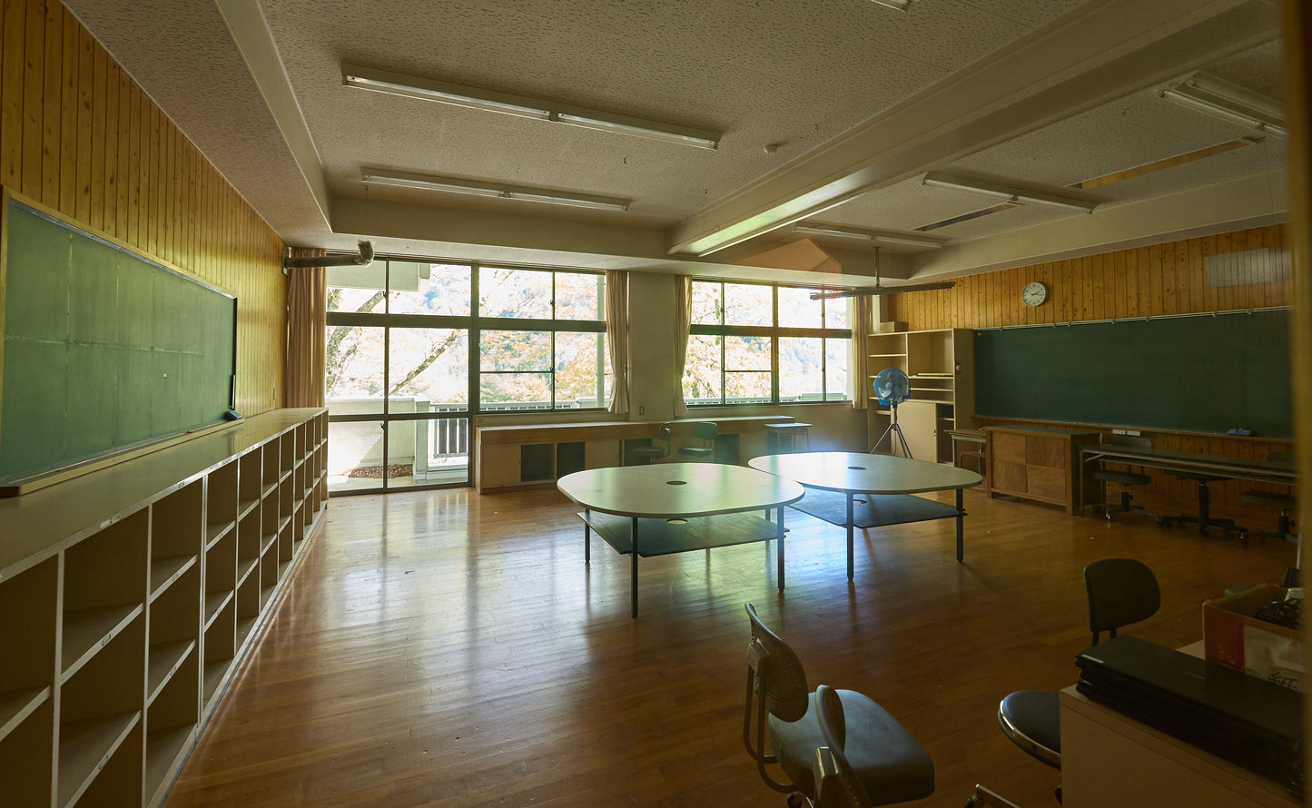 Abandoned junior high school in Shiojiri City, Nagano