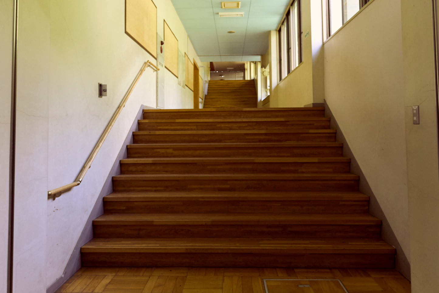 Abandoned junior high school in Shiojiri City, Nagano