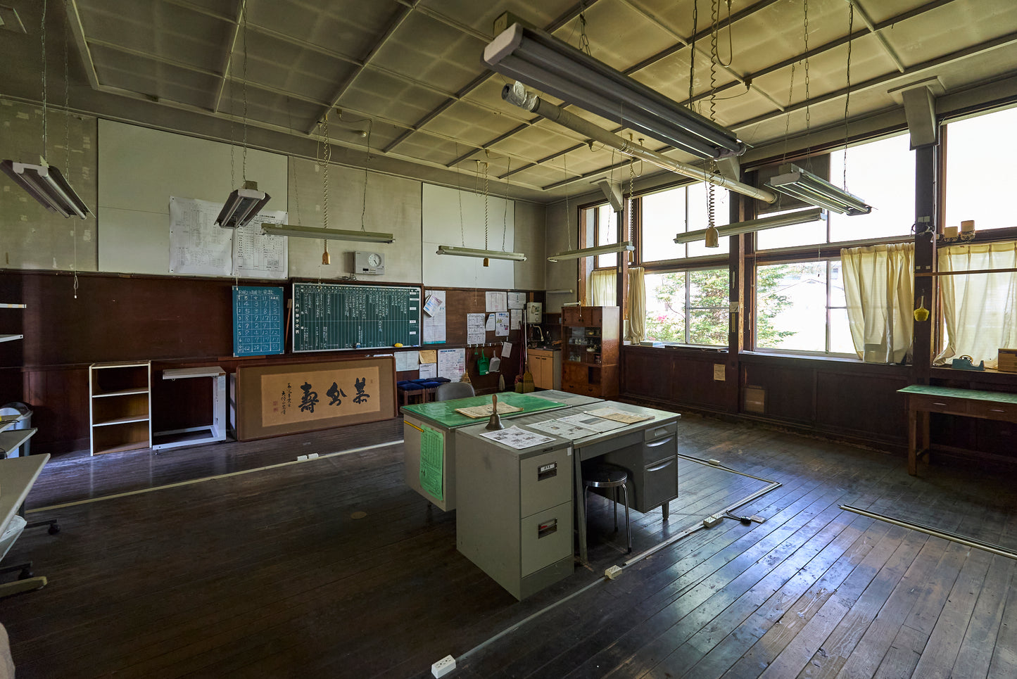 長野県木曽町の廃小学校