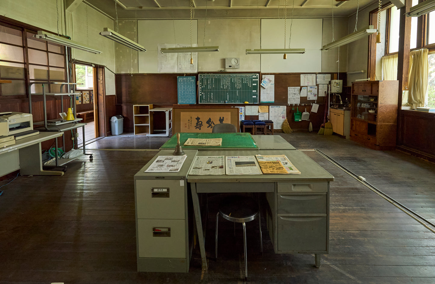 長野県木曽町の廃小学校