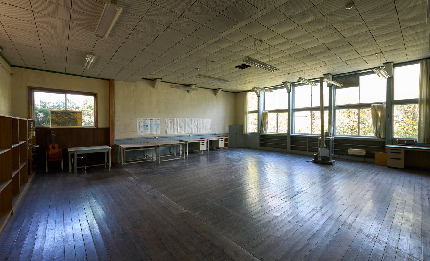 Abandoned elementary school in Kiso-machi, Nagano 