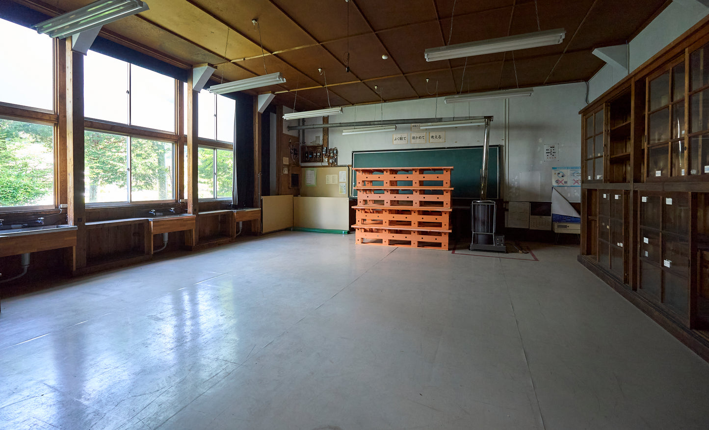 Abandoned elementary school in Kiso-machi, Nagano 