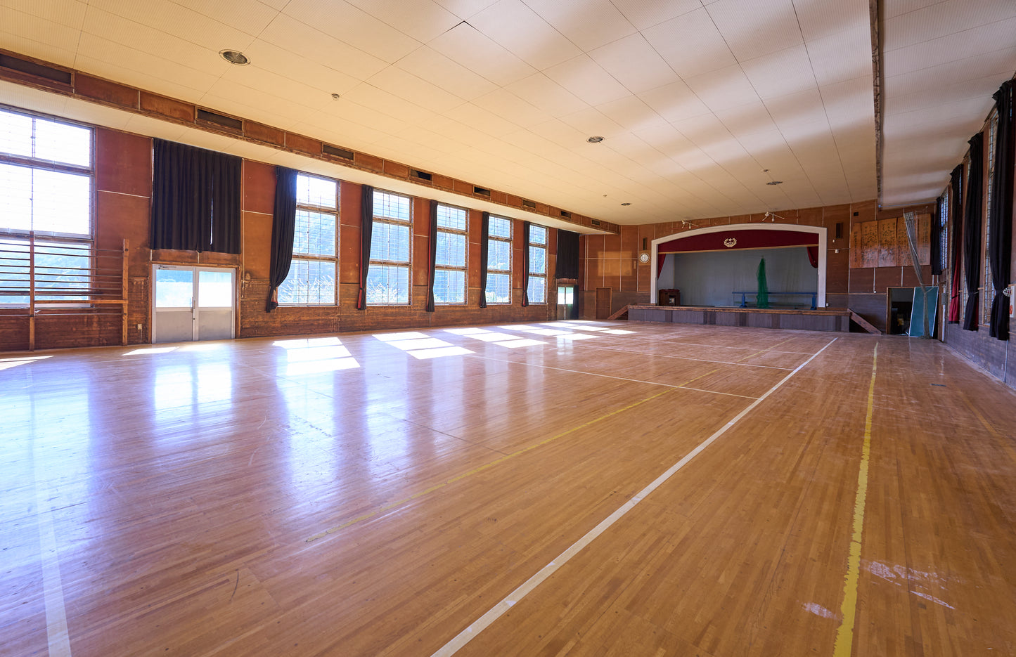 長野県木曽町の廃小学校