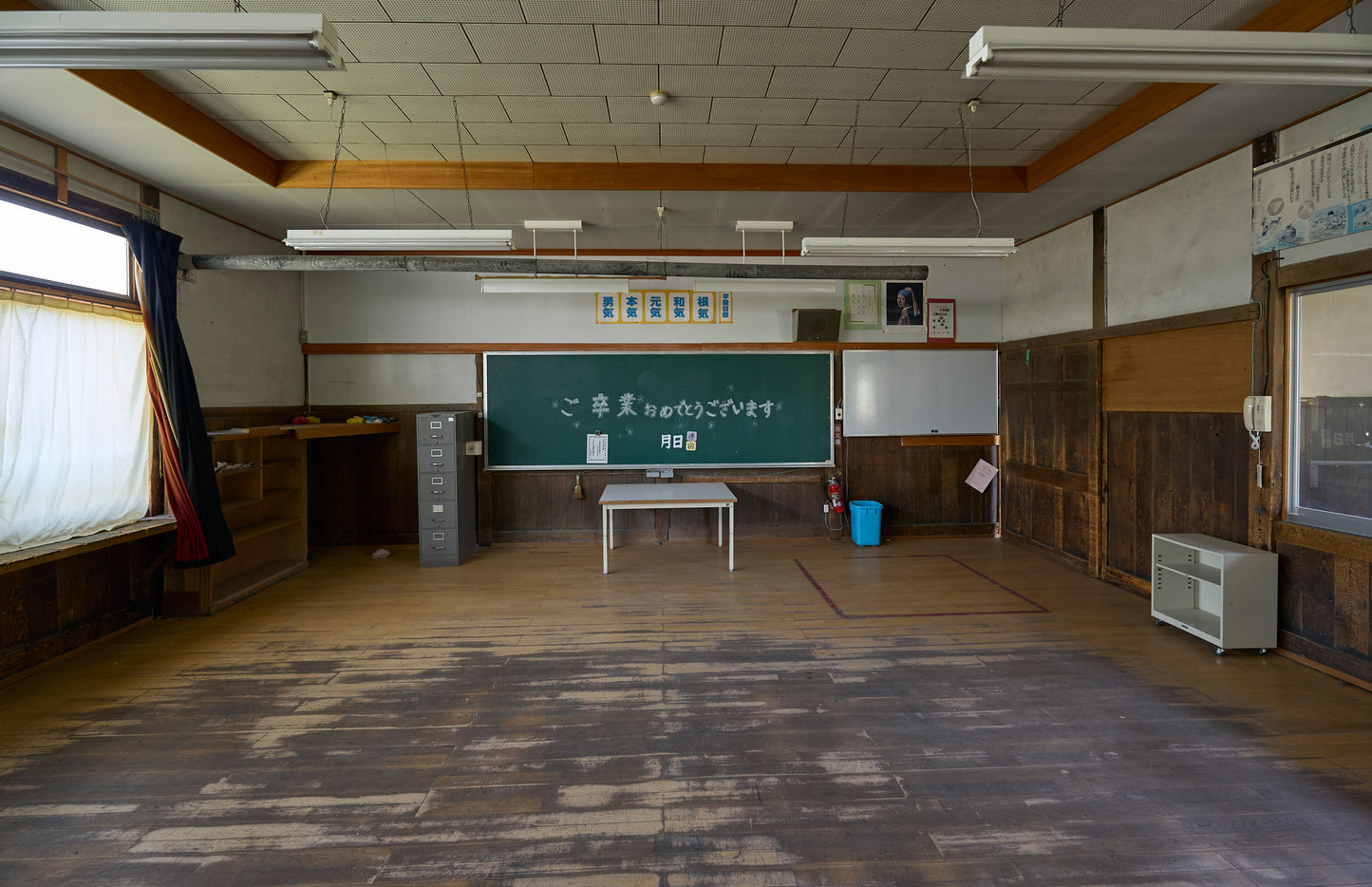 長野県木曽町の廃小学校