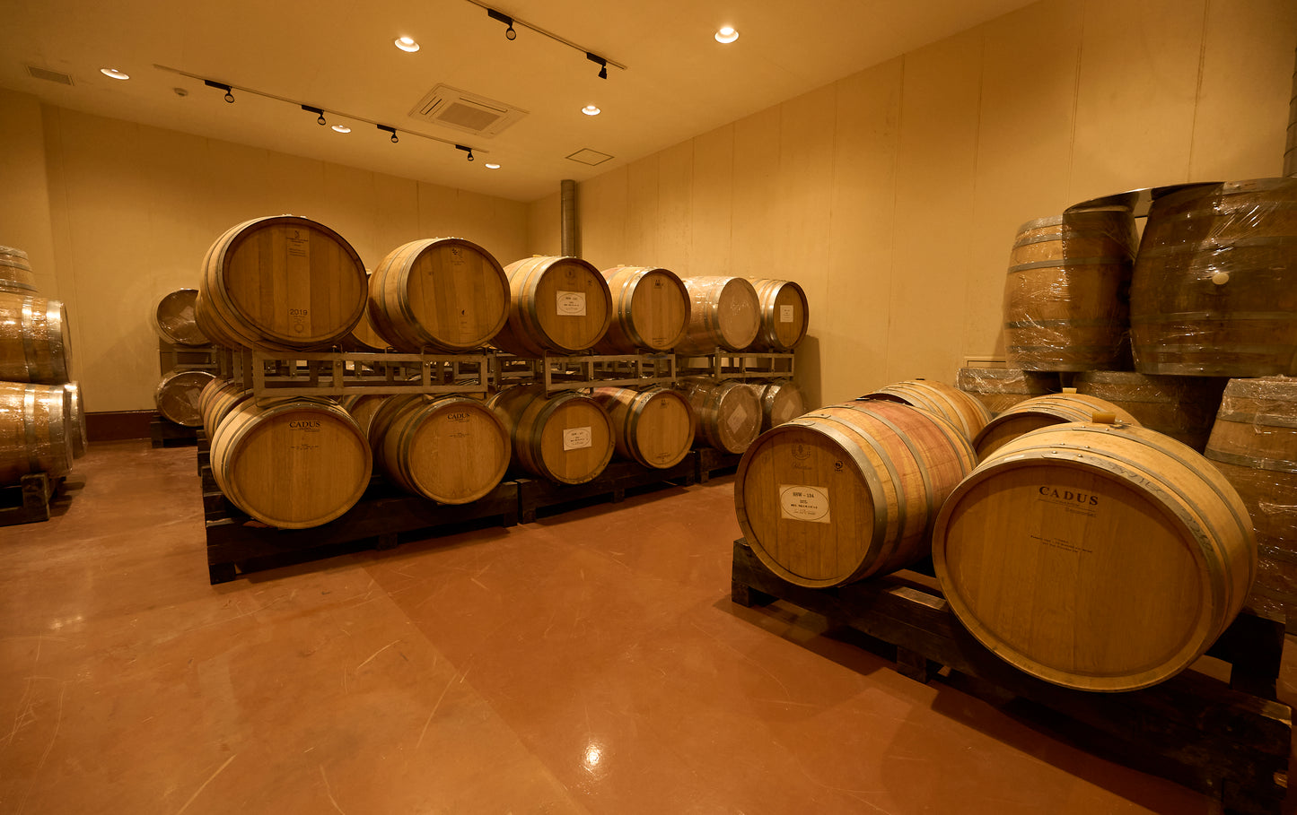 Winery with terrace overlooking the mountains of Shinshu