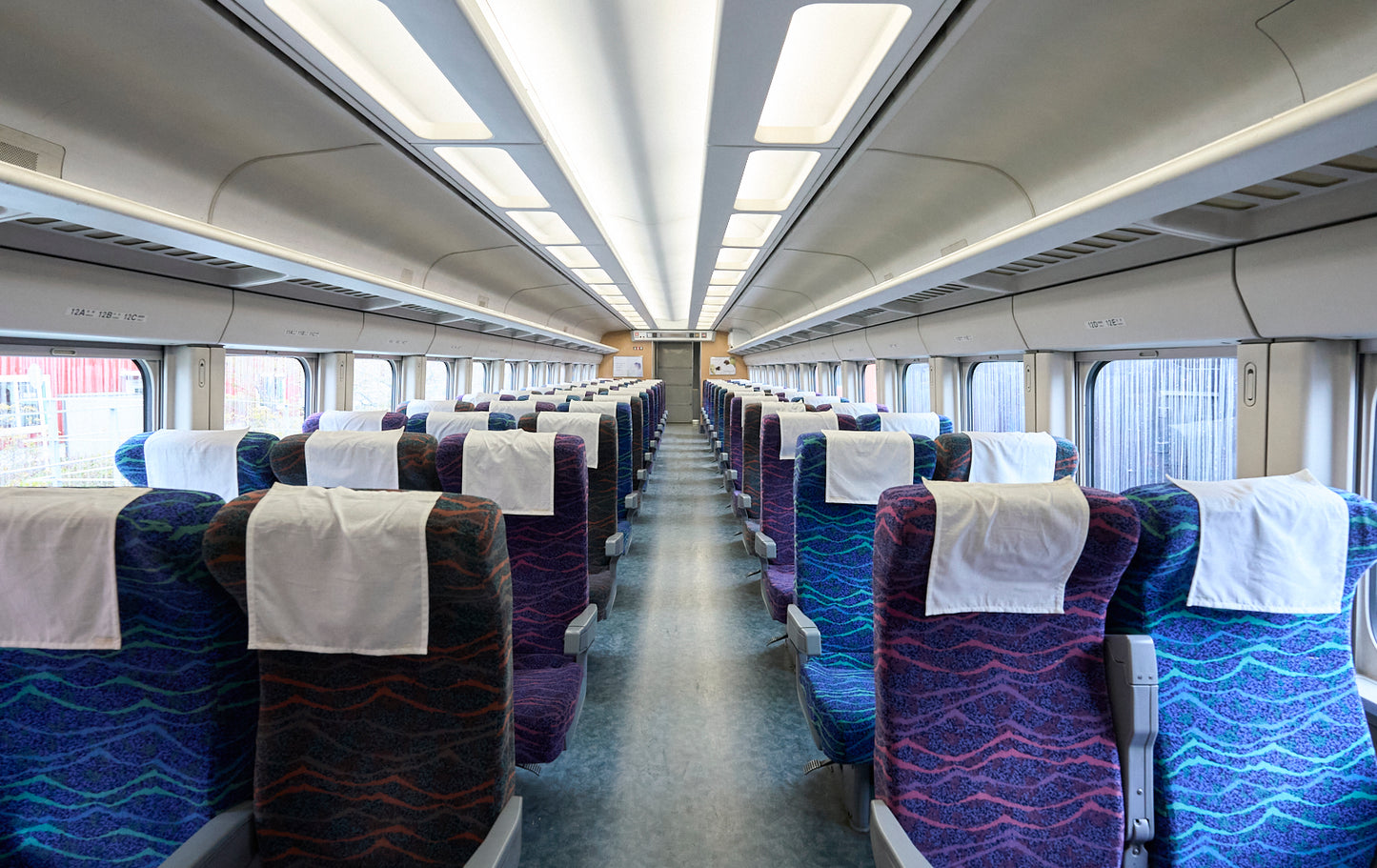 Yumenoba Shinkansen E224-127 (inside the Hirosawa City)