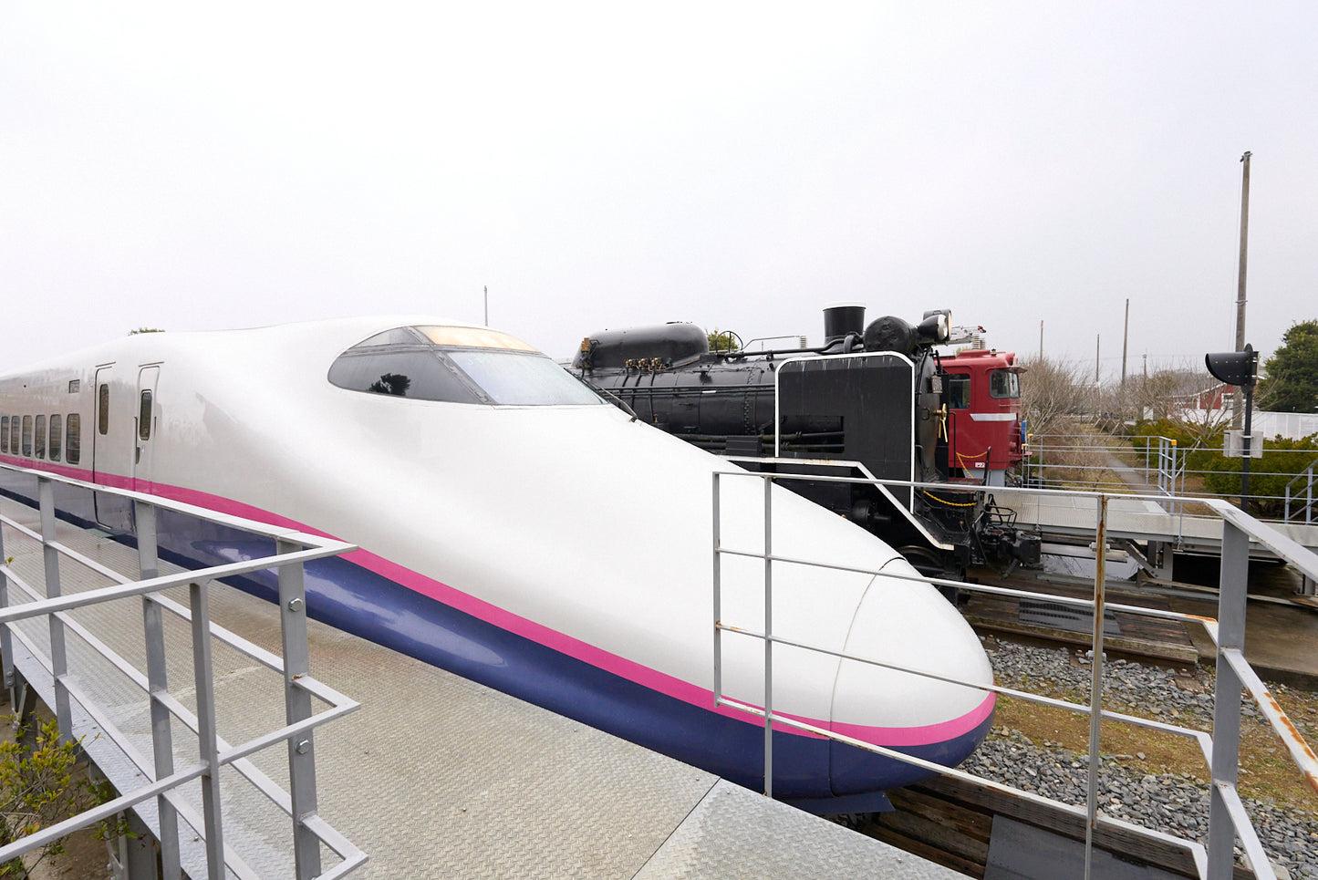 Yumenoba Shinkansen E224-127 (inside the Hirosawa City)