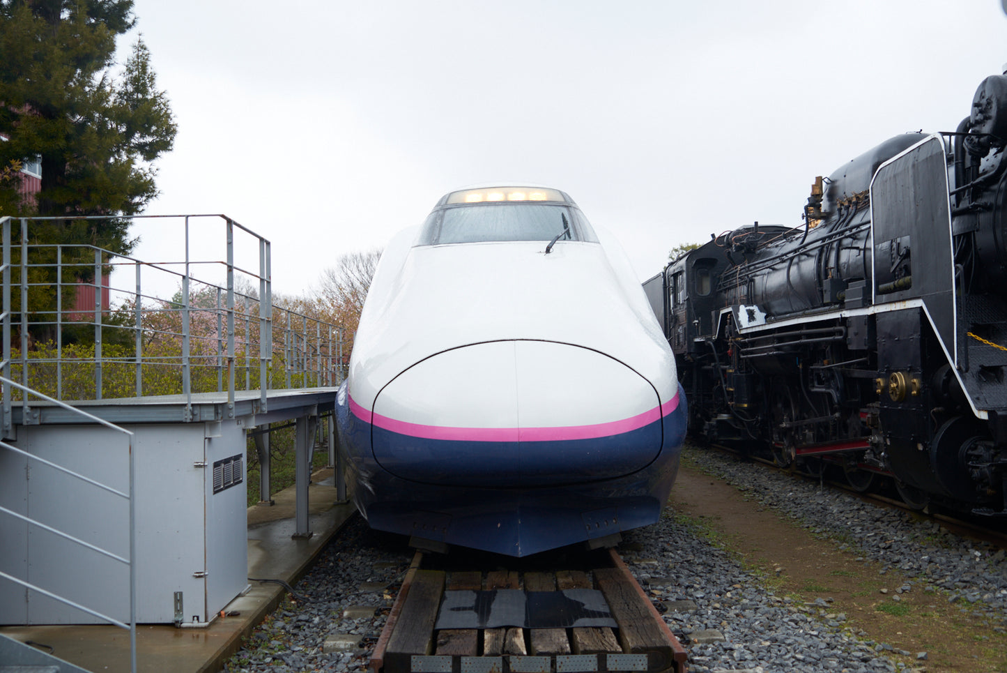 Yumenoba Shinkansen E224-127 (inside the Hirosawa City)