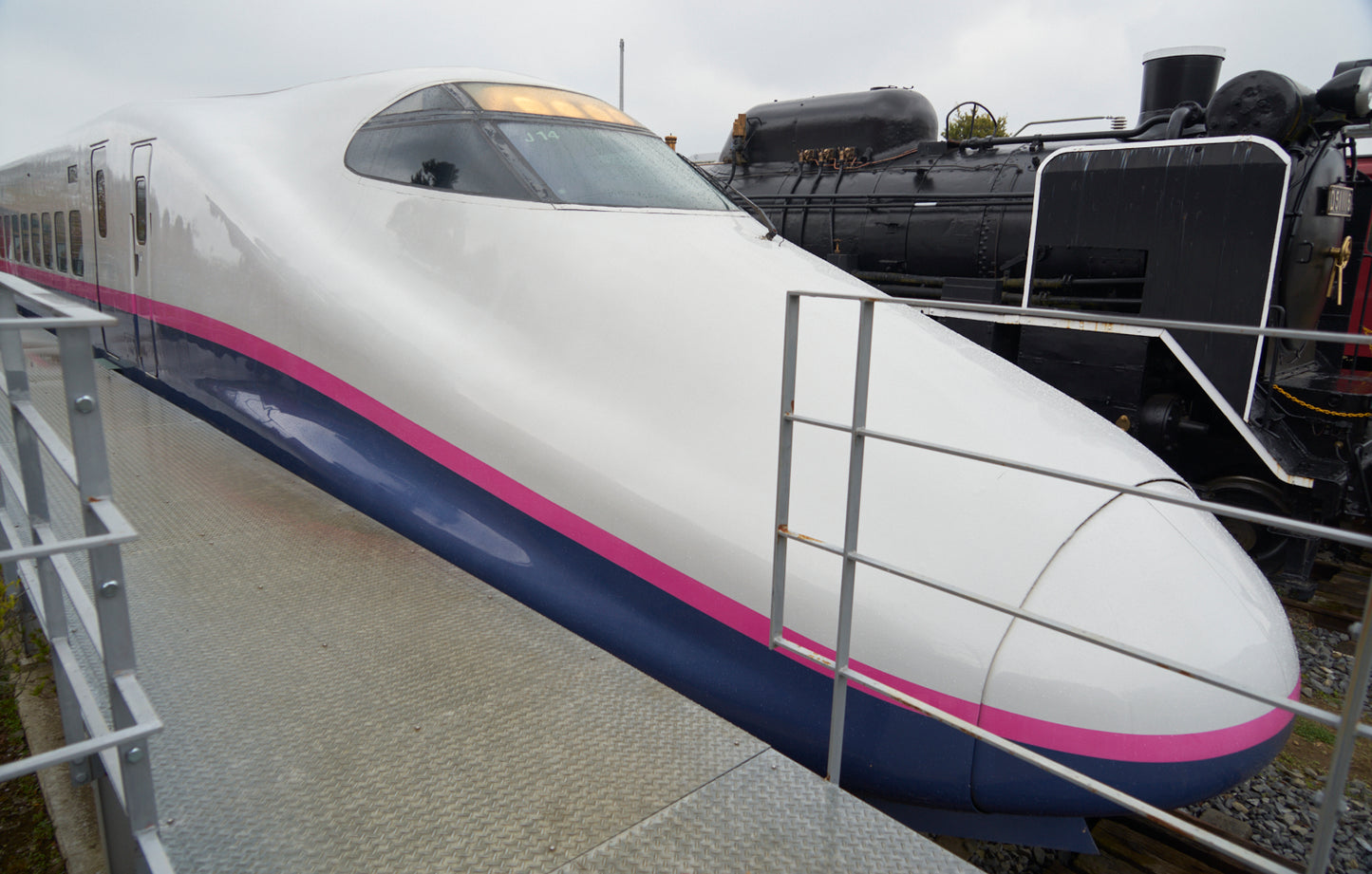 Yumenoba Shinkansen E224-127 (inside the Hirosawa City)